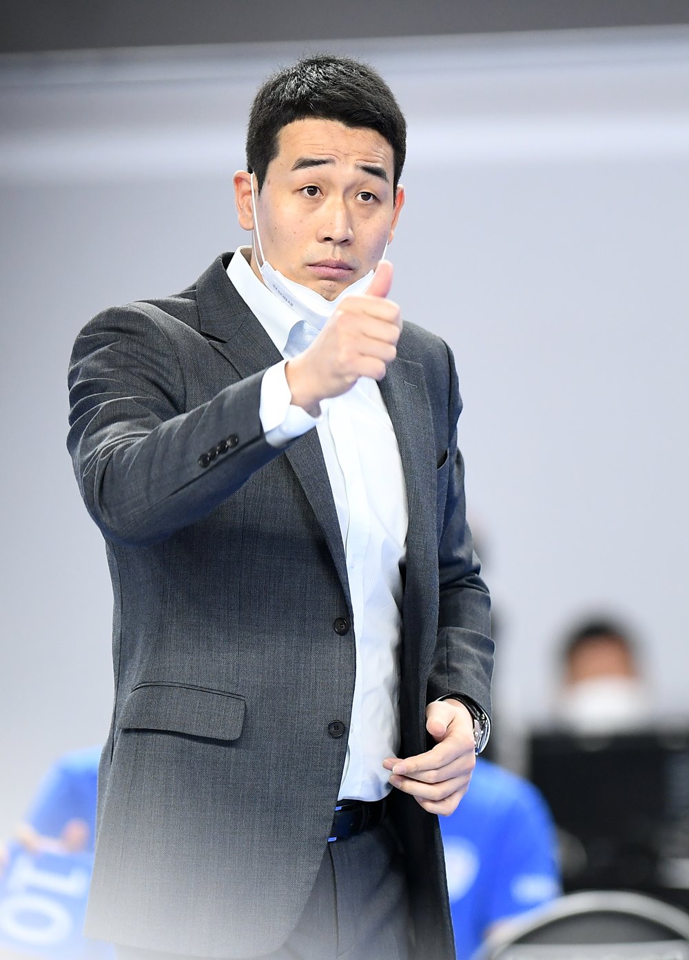 현장목소리 산타클로스 고희진 감독 커피 트럭 기운 받아서 이기겠다