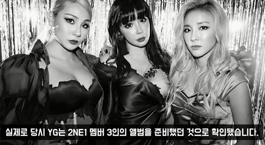 2NE1 해체 한 멤버 일탈 때문 유튜버 주장네티즌 추측 종합해보니