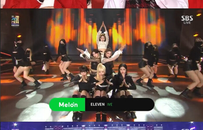 아이브 ELEVEN으로 장식한 가요대전 오프닝